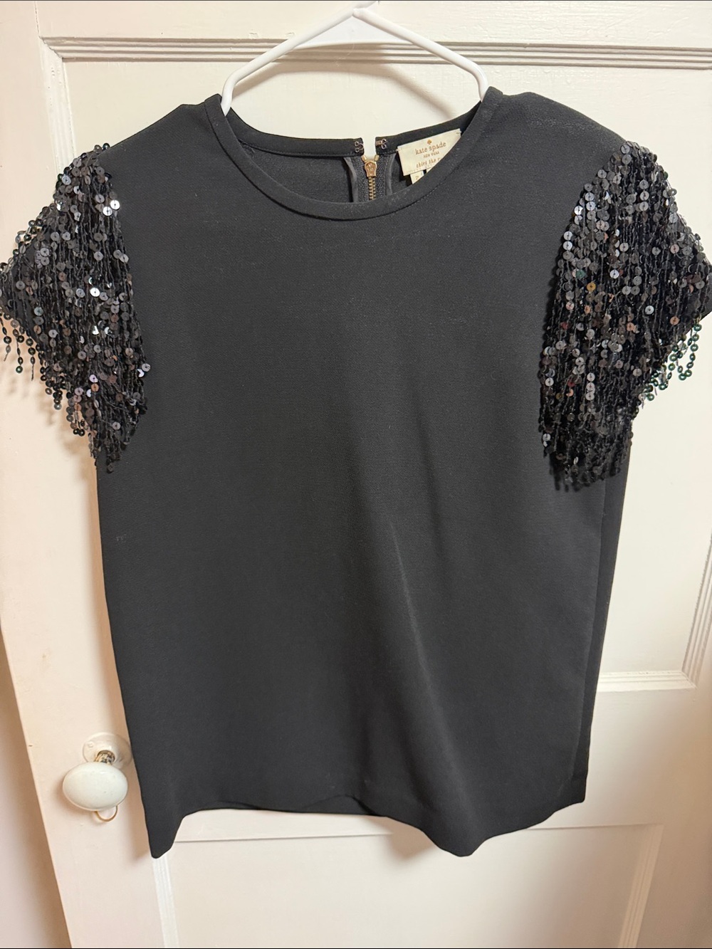 Kate spade sequin top size 2
